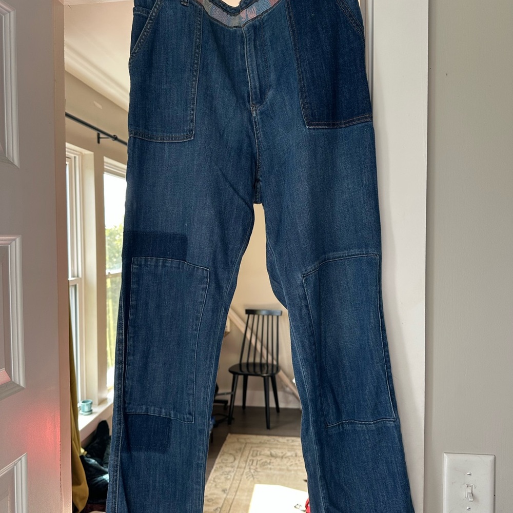 Pilcro and the Letterpress Blue Denim Jeans- 32